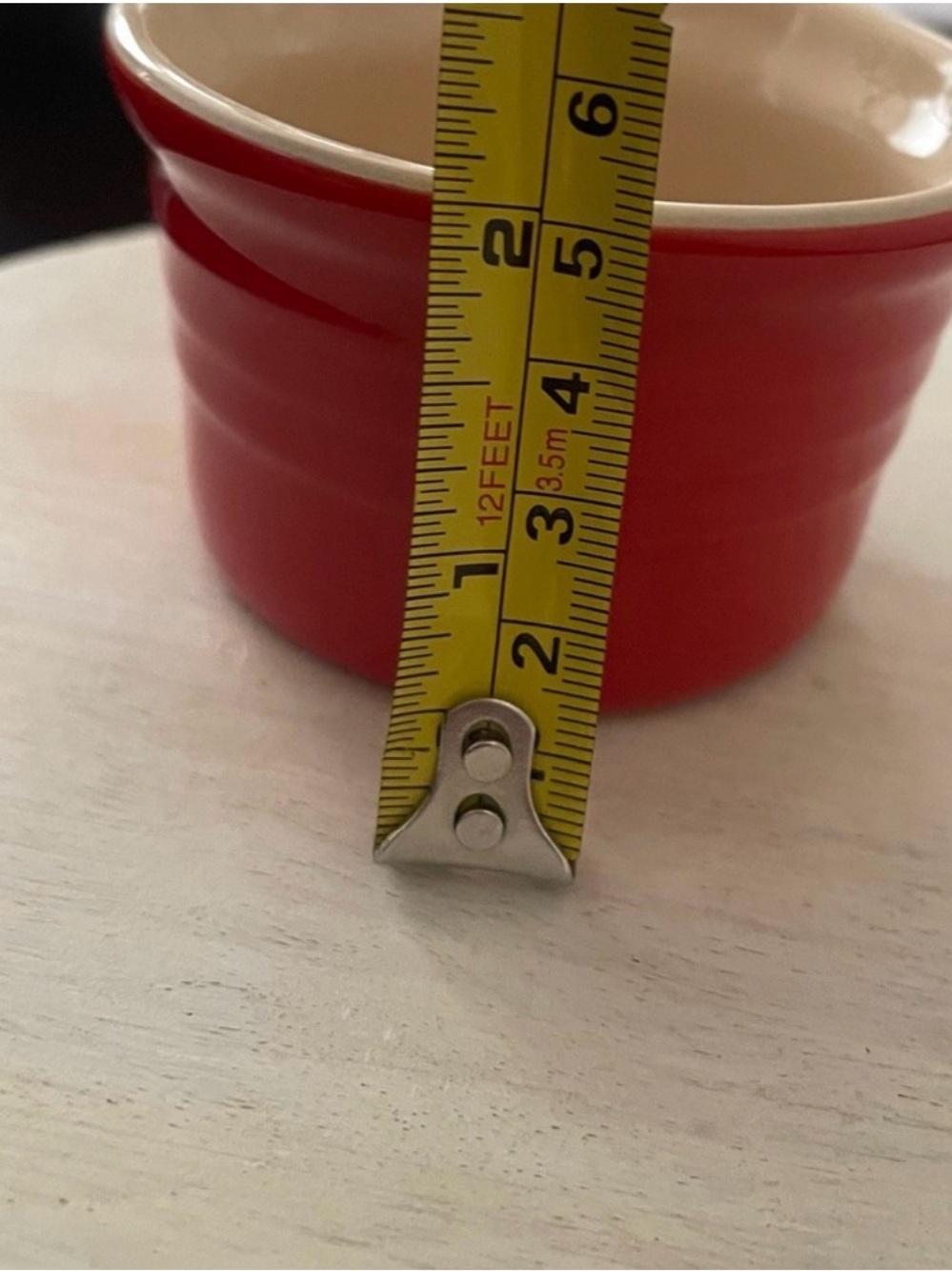 Le Creuset Red Ceramic Ramekin Set - Picture 6 of 6